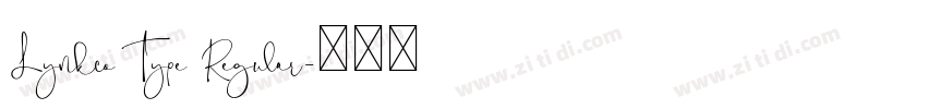 Lynkco Type Regular字体转换 Lynkco Type Regular字体转换